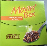 Movin' Box Lentilles aux épices & Poulet