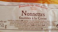 Nonnettes fourrées à la cerise