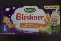 BLEDINA BLEDINER BRIQUES Poireaux Pommes de terre 2x250ml Dès 6