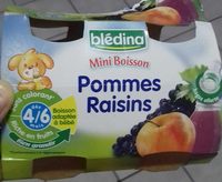 Mini Boisson Pommes Raisins