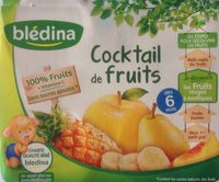 BLEDINA POTS FRUITS Cocktail de Fruits 4x130g Dès 6 Mois