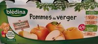 BLEDINA POTS FRUITS Pommes du Verger 8x130g Dès 4/6 Mois