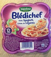 Blédichef - Petits spaghetti crème de légumes