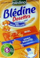 Blédine dosettes miel / saveur biscuitée