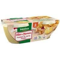IDEES DE MAMAN BOLS Pommes de Terre Poulet 2x200g Dès 8 Mois