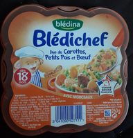 Duo de Carottes, Petits Pois et Boeuf