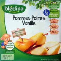 Pommes Poires Vanille