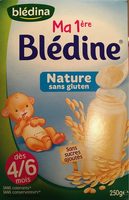 BLEDINA BLEDINE Ma 1ère BLEDINE Nature 250g Dès 4/6 Mois