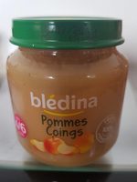 Bledina Pot Fruit 130 g 4-6 Mois, Pomme Coings Par 1