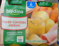 Purée Carottes Jambon 2x200g