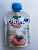 Gourdes lactées fruits rouges