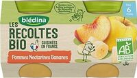 Compote Pommes Nectarines Bananes
