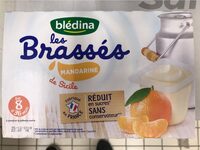 Blédina Les Brassés Mandarine de Sicile 6x95g Dès 8 mois