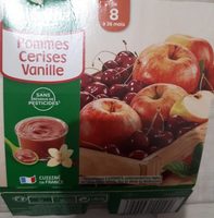 BLEDINA COUPELLES FRUITS Pommes Cerises Vanille 4x100g Dès 8 Mois