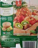 Pommes Kiwis Ananas - Dès 8 Mois