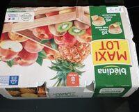 BLEDINA COUPELLES FRUITS 12x100g Pommes Kiwis Ananas / Pommes Pêches Biscuit Dès 8 Mois