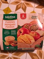 BLEDINA COUPELLES FRUITS Pommes Mangues Passion 4x100g Dès 8 Mois