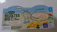 LES RECOLTES BIO BRASSES 4x100g Mangue Dès 6 Mois