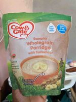 Banana wholegrain porridge with buckwheat