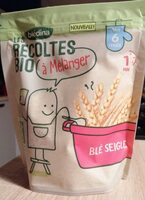 LES RECOLTES BIO à mélanger Sachet Céréales 180g Blé Seigle Dès 6 mois