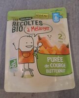 LES RECOLTES BIO à mélanger Sachet 120g Purée de Courge Butternut Dès 6 mois