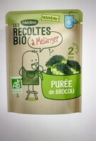 LES RECOLTES BIO à mélanger Sachet 120g Purée de Brocoli Dès 6 mois