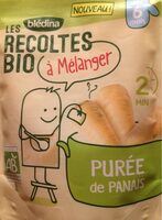 LES RECOLTES BIO à mélanger Sachet 120g Purée de Panais Dès 6 mois