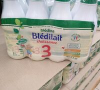 BLEDINA BLEDILAIT Croissance 3 Nature 8x1l De 12 Mois à 3 Ans