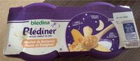 BLEDINA BLEDINER BOLS Pâtes Coquilles Tomates Courgettes Lait x2 / Mouliné de Potiron Panais et Boulghour x2 4x200g Dès 12 Mois