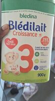 BLEDINA BLEDILAIT Croissance + 900g de 12 Mois à 3 Ans