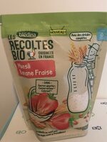 BLEDINA LES RECOLTES BIO Muesli Banane Fraise 200g Dès 6 Mois