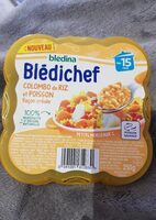 BLEDINA BLEDICHEF Colombo de Riz et Poisson 250g Dès 15 Mois