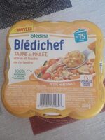 BLEDINA BLEDICHEF Tagine de Poulet, Citron et Touche de Coriandre 250G Dès 15 Mois