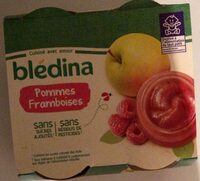 Compote pomme framboise