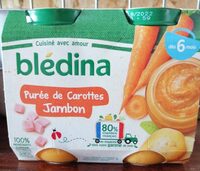 Purée de carotte jambon