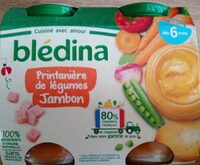 Printanière de légumes jambon