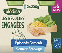 Épinards Semoule Saumon Sauvage
