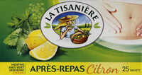 Infusion après-repas citron: menthe, anis vert, verveine