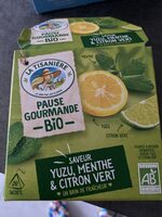 Thé yuzu, menthe & citron vert