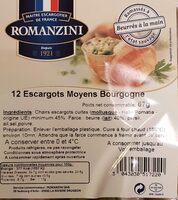12 escargots moyens Bourgogne