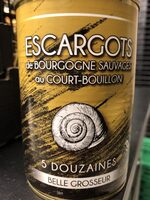 Escargots de Bourgogne sauvages au court-bouillon