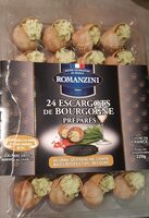 24 escargots de Bourgogne préparés