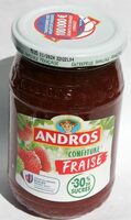 Confiture fraise -30% de sucres