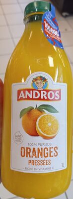 100% Pur jus oranges