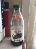 100% pur jus de Raisins pressés