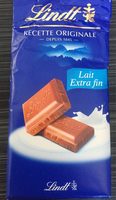 Lindt chocolat lait extra fin