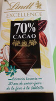 Excellence - Chocolat noir 70%