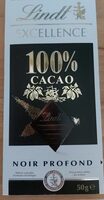 Chocolat noir profond 100 cacao