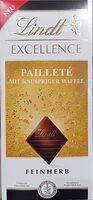 Pailleté Mit knuspriger Waffel Feinherb
