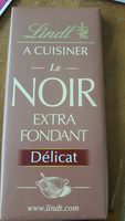 Chocolat à cuisiner le Noir extra fondant